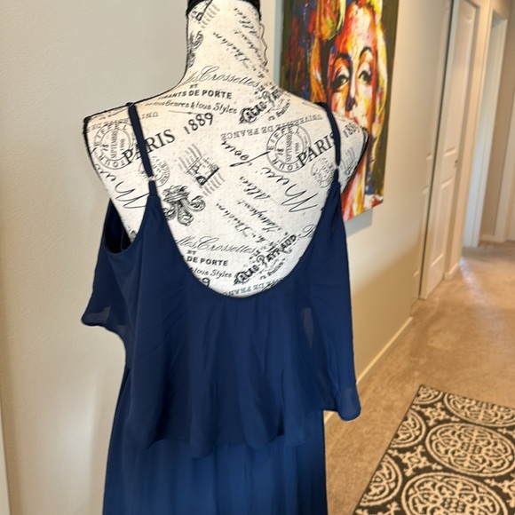 Show me Your Mumu Caitlyn Ruffle Maxi Dress SZ M cut 5310 - Picture 10 of 15